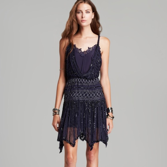 ⛔ SOLD⛔ Free People Ode To Tea Beaded Embellished - Picture 3 of 4